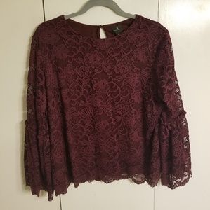 Lace Purple blouse